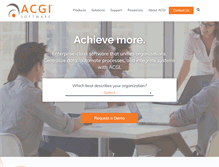 Tablet Screenshot of acgisoftware.com